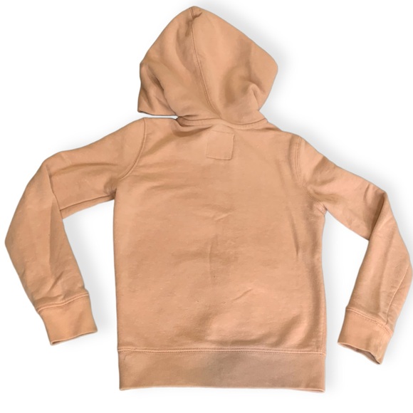 Beaver Canoe, cotton polyester blend, peach/pink hoodie, kids size small - Picture 2 of 6